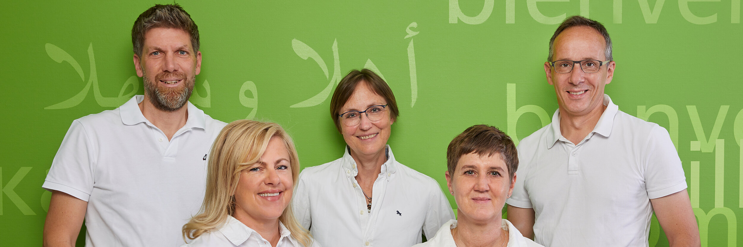 (von links) Dr. Martin Löhr, Yvonne Dehner, Dr. Regine Martini, Daniela Holfeld, Dr. Thomas Dill