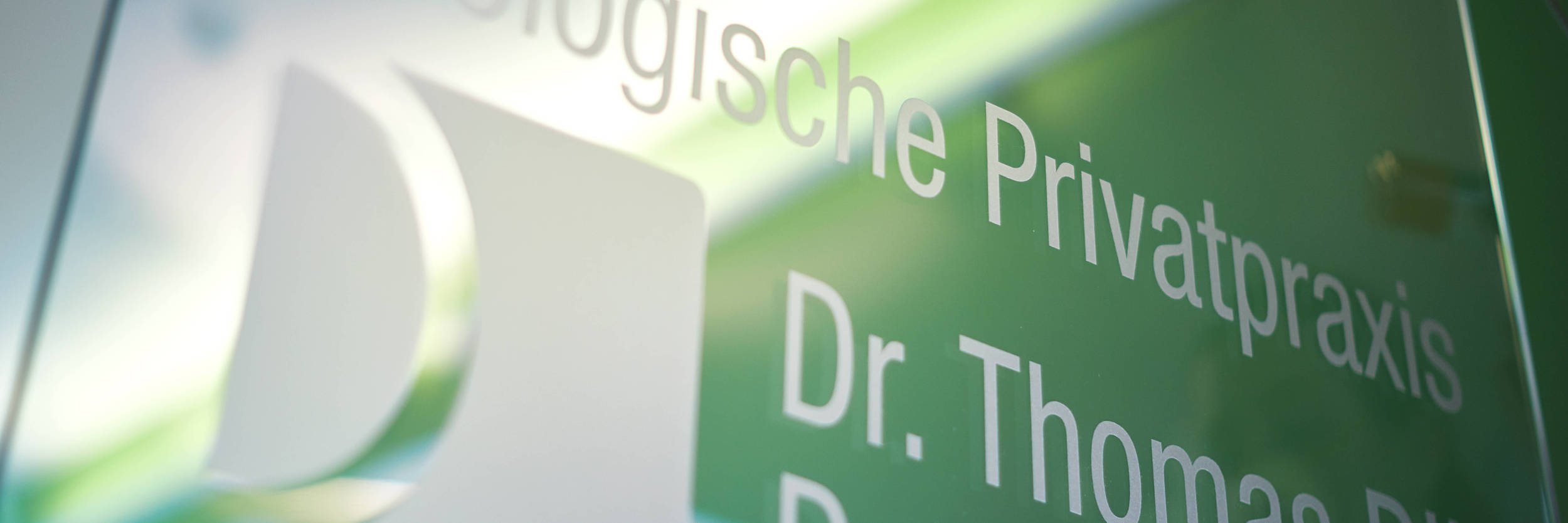 Praxisschild der Urologischen Privatpraxis Heidelberg